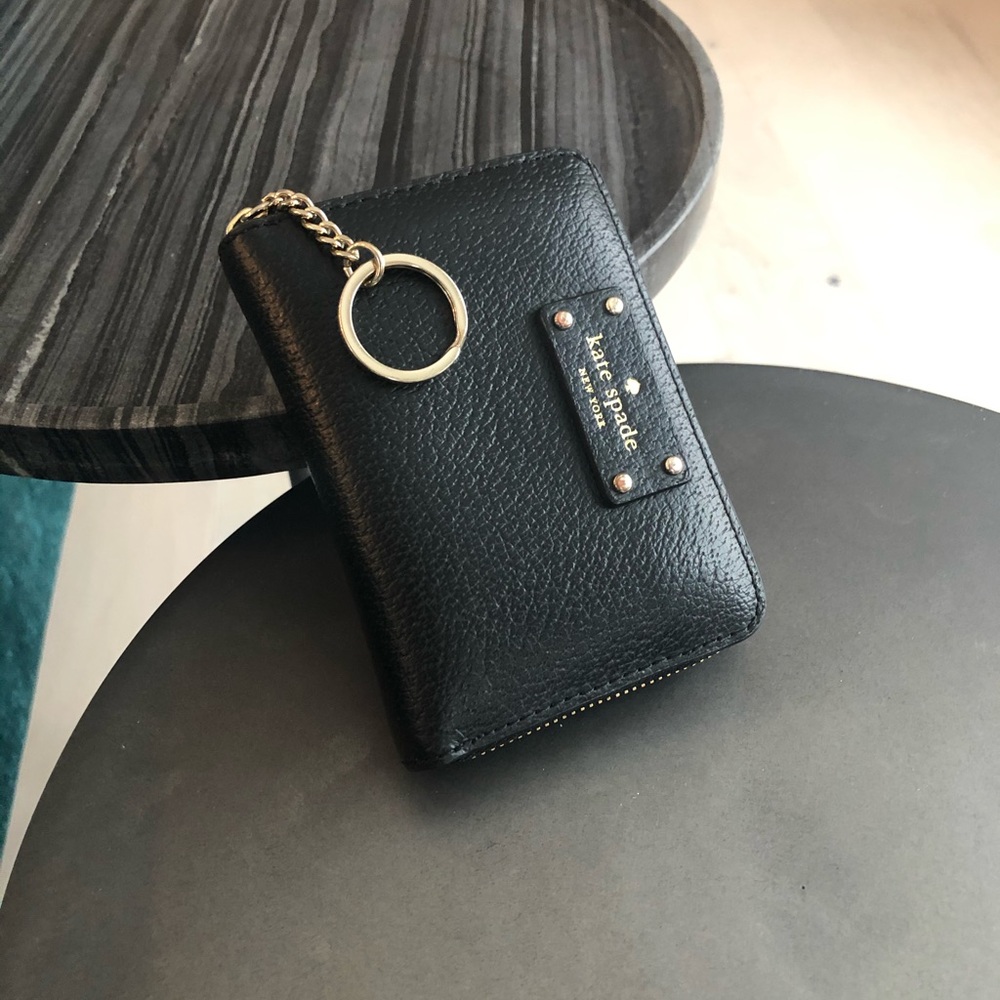 Kate Spade Black Leather Wallet
